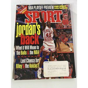 Sport Magazine June 1995 Michael JORDAN Cover He’s Back